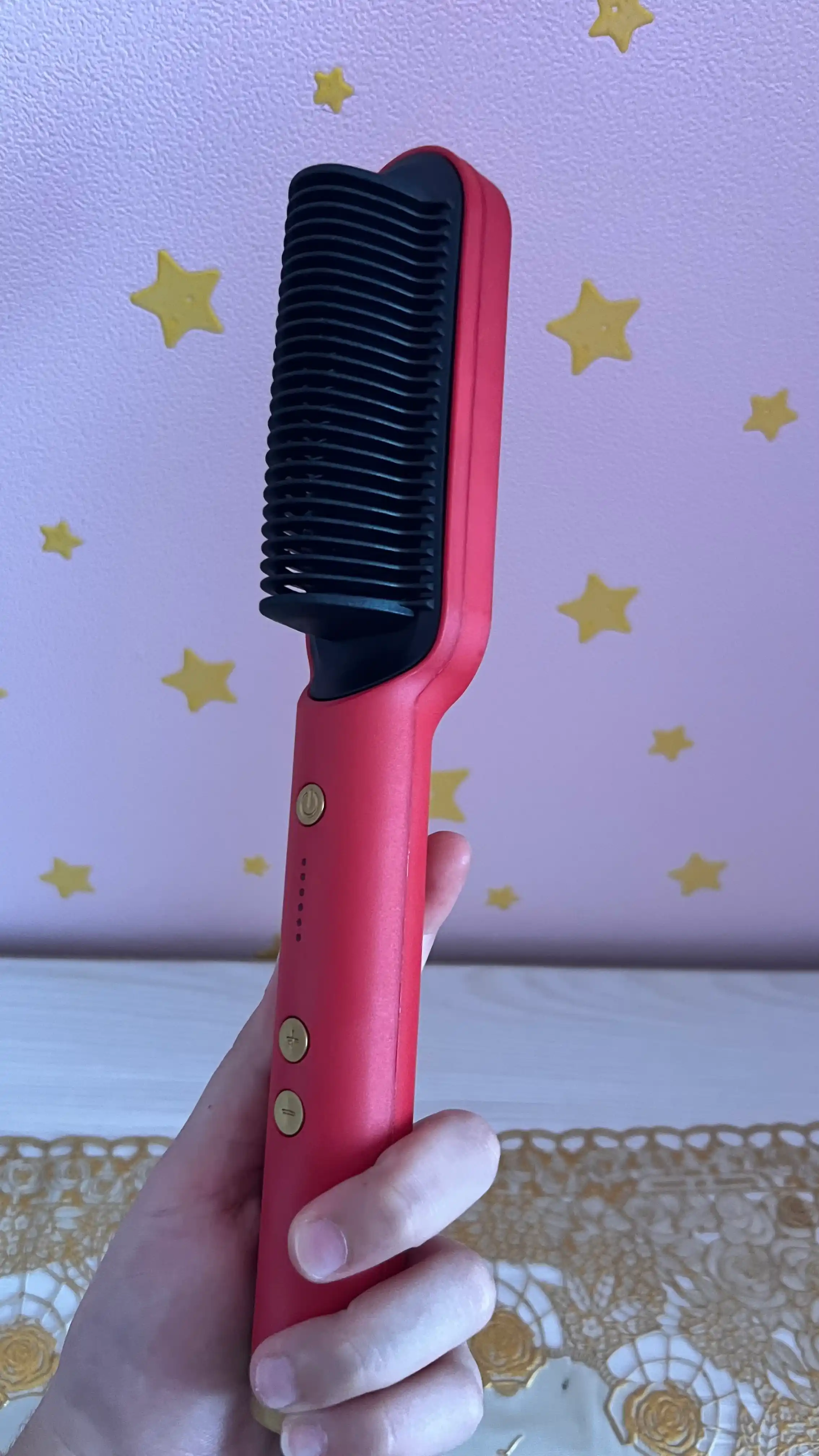 Soch tekislagich taroq elektr professional keramik ionizatsiyali ütü mini to'g'irlagich