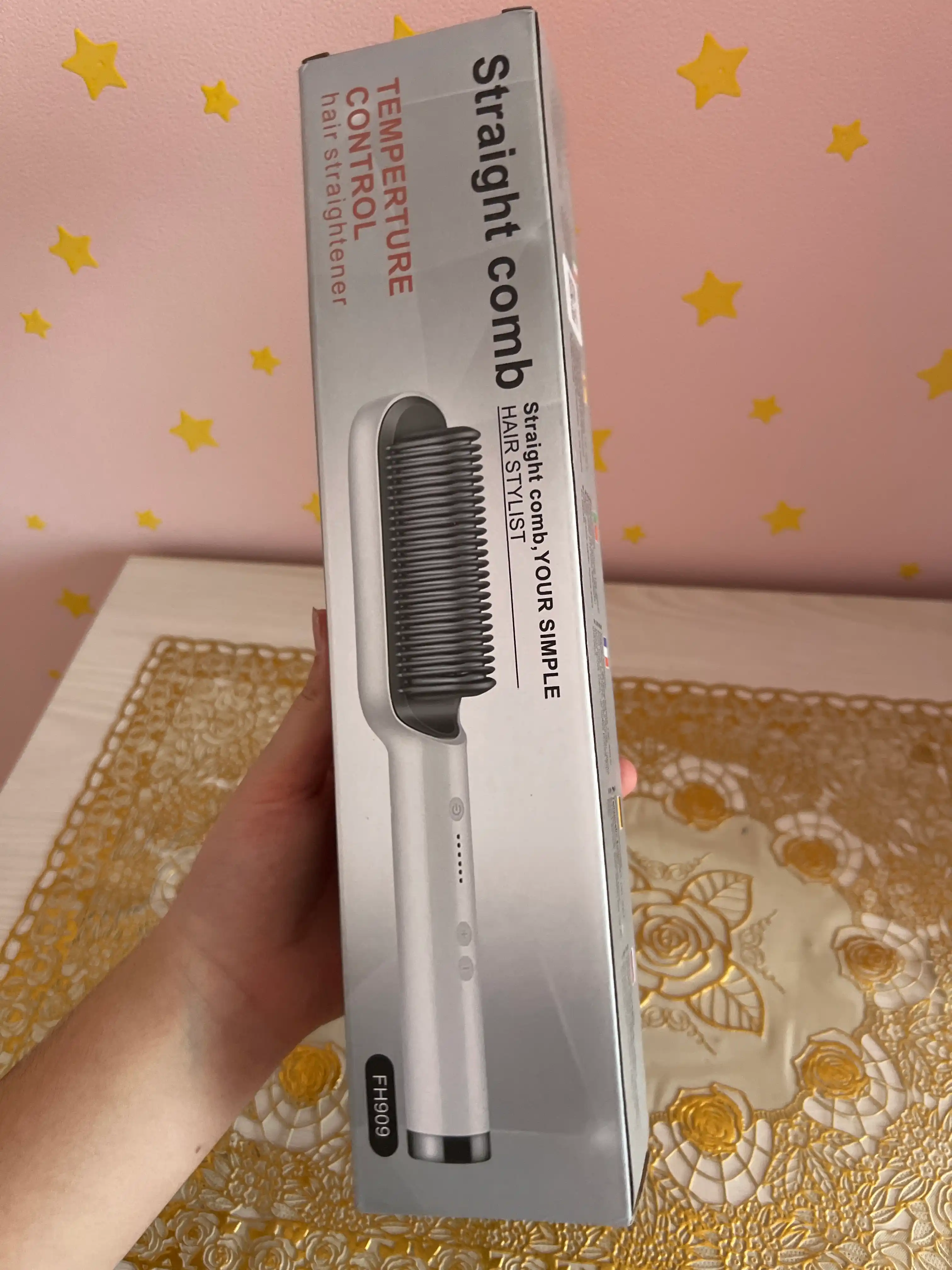 Soch tekislagich taroq elektr professional keramik ionizatsiyali ütü mini to'g'irlagich