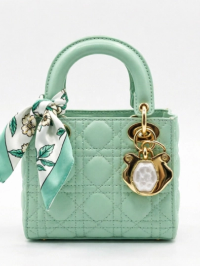 Женская мини-сумочка в стиле Dior — PARFE-DIIOR1-БИРЮЗ