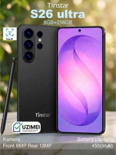 Смартфон S26 Ultra T666, 8 ГБ + 256 ГБ, аккумулятор 4550 мАч — APPLU-T666-ИНДИГО