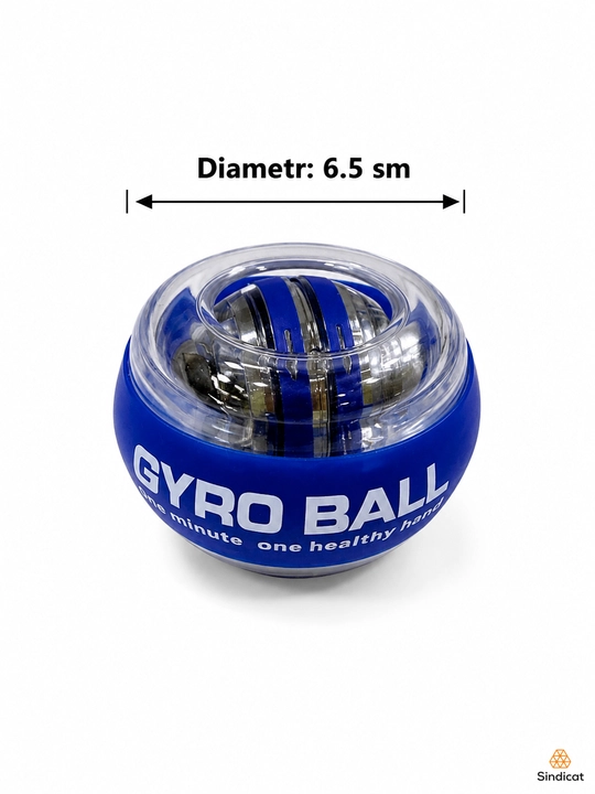 GYRO BALL — qo‘l panjasi uchun giroskopik trenajyor, bilak va bilak uchun ekspander