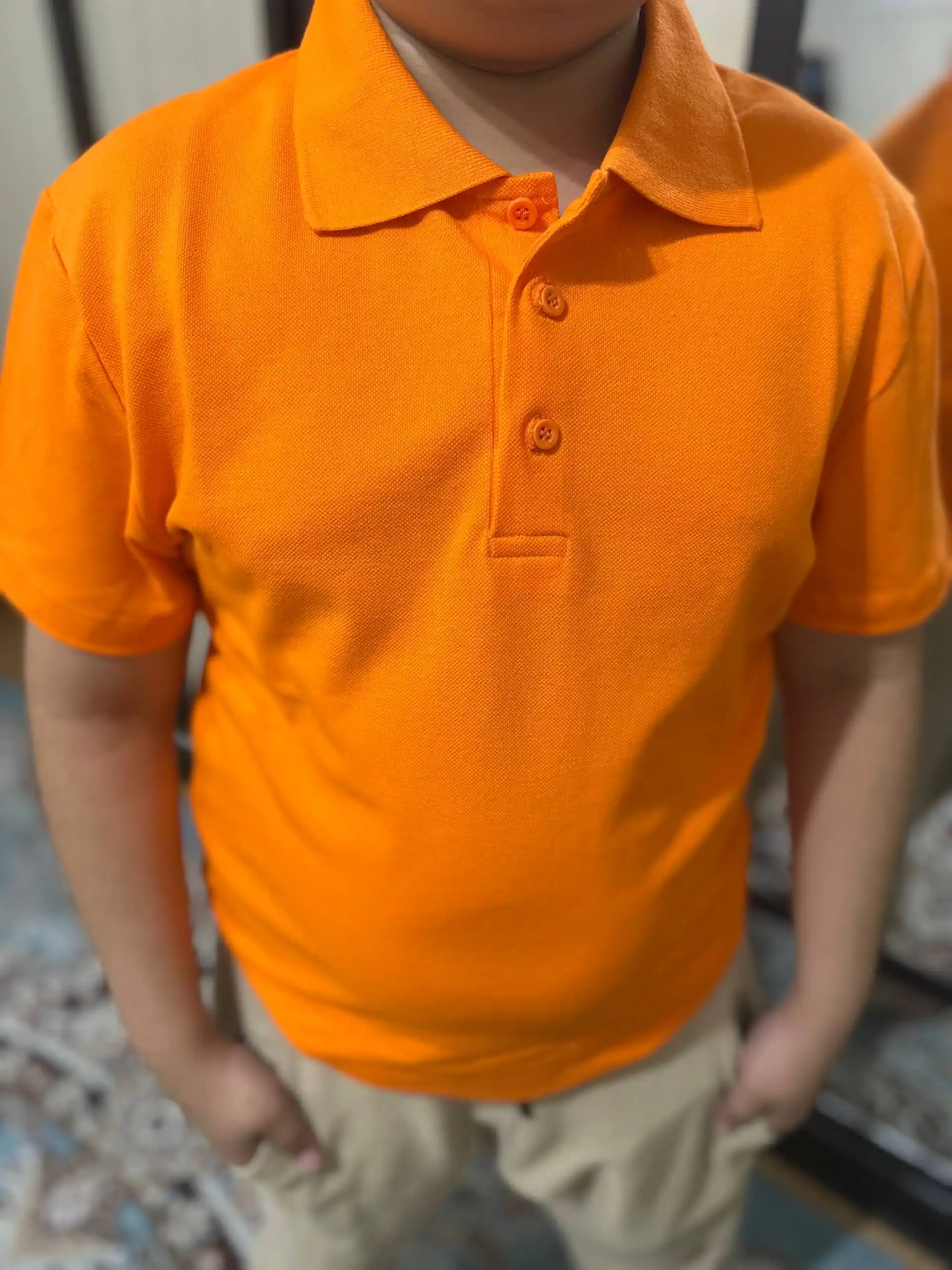 Erkaklar polo futbolkasi, malomerka emas, 100% paxta