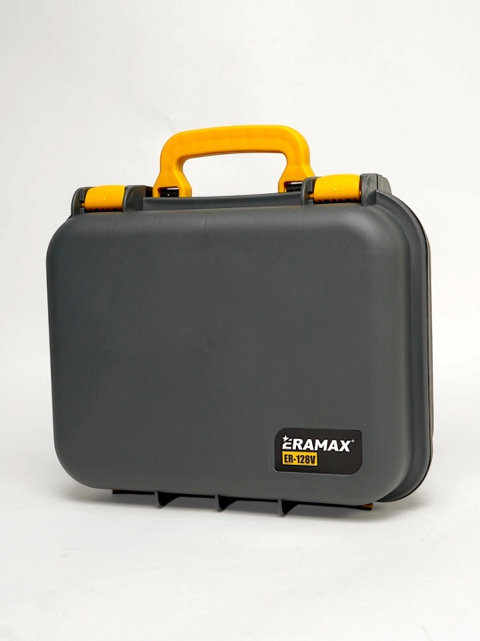 Shurup buragich professional ERAMAX, cho'tkasiz motor, 10 mm, akkumulyatorli, 2 dona