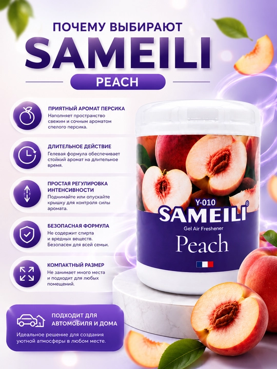 SAMEILI Berries gel aromatizatori avtomobil va uy uchun, rezavor mevalar hidi