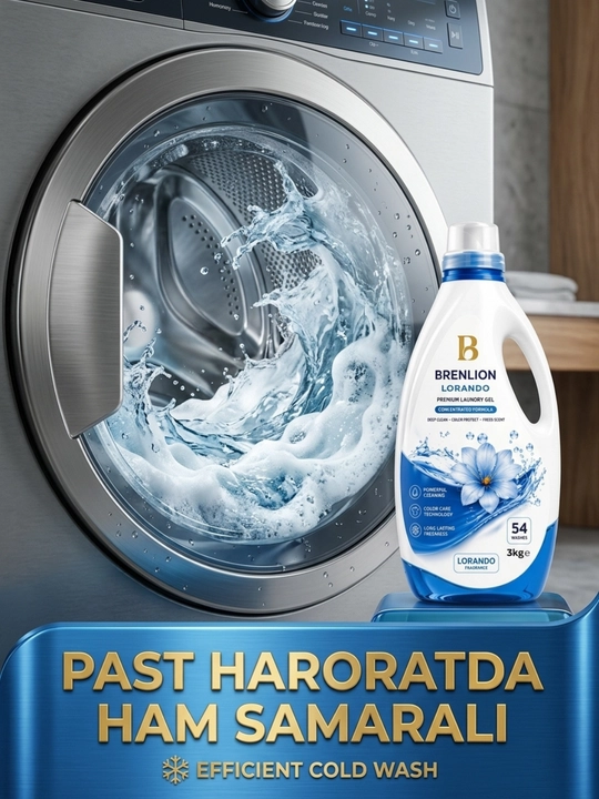 Гель для стирки Brenlion Lorando 3 кг, жидкий порошок автомат для белья, порошок гель