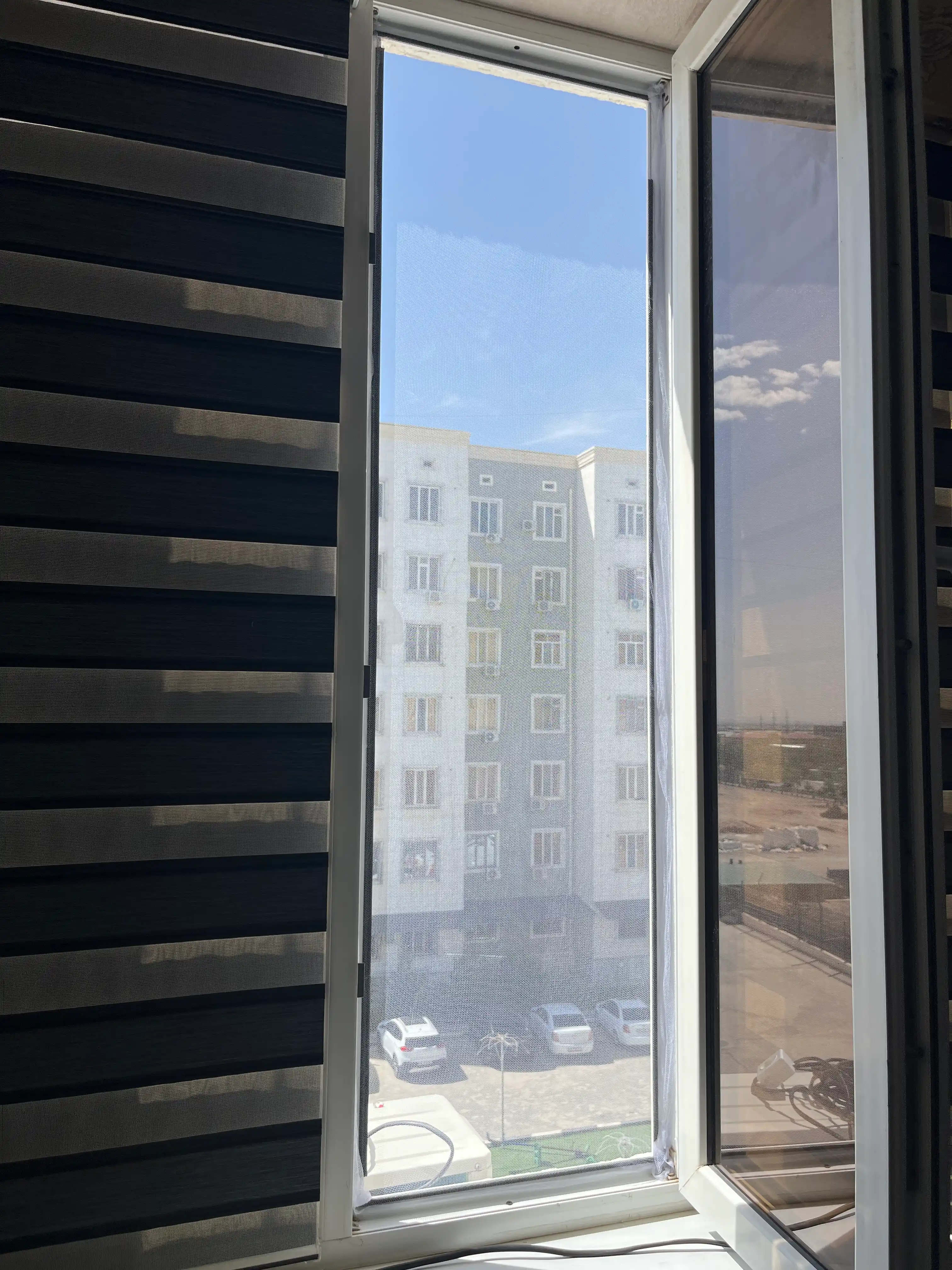 Москитная сетка на окно 150x150 см белая