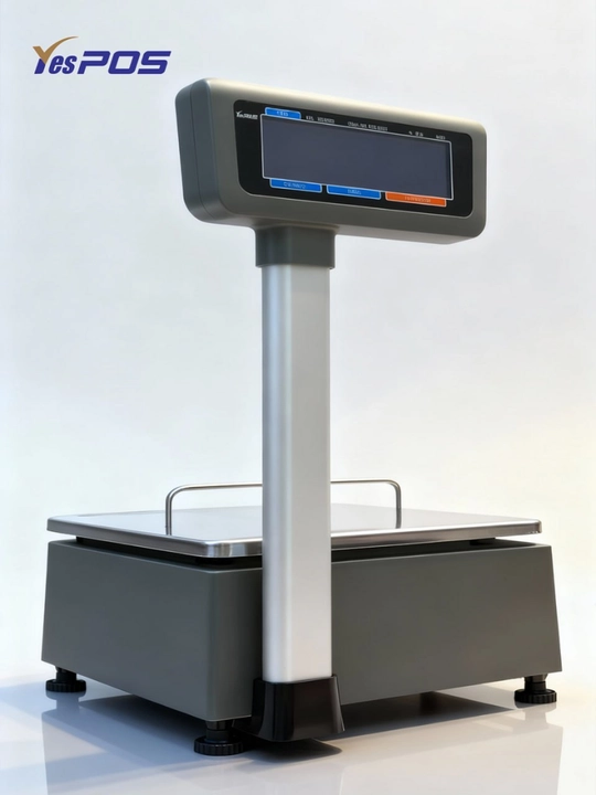 Dokon uchun Elektron Shtrix Tarozi 30 kg, Etiketka Printerli Tarozi