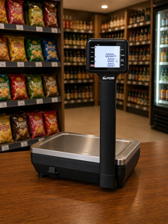 Dokon uchun Elektron Shtrix Tarozi 30 kg, Etiketka Printerli Tarozi