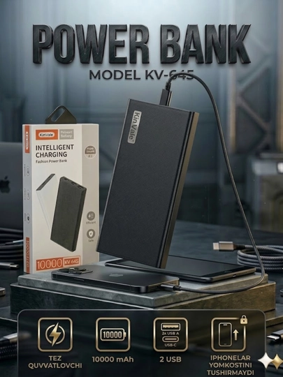 Power bank 10000 mah, быстрый заряд, внешний аккумулятор, usb