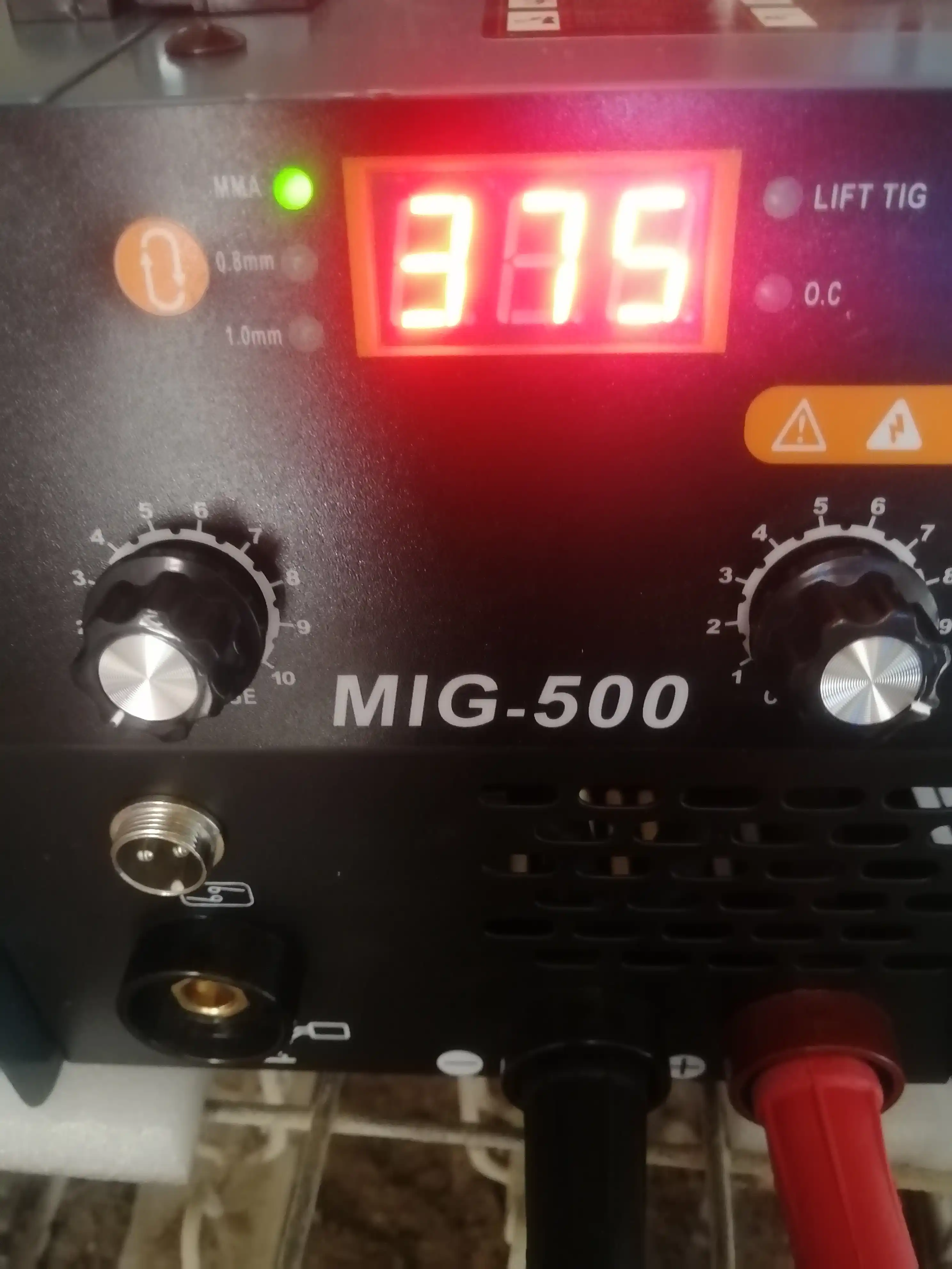 Payvandlash mashinasi, yarim avtomatik, gazsiz, MIG-500, invertor