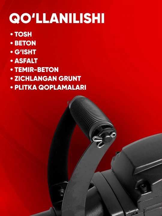 Professional buzuvchi bolg'a TEH TH8515, 1450 Vt, 45 J