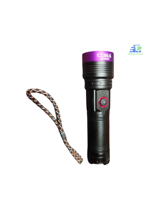 COBA CB-UV978 ultrabinafsha fonar 365nm 10W USB Type-C akkumulyatorli