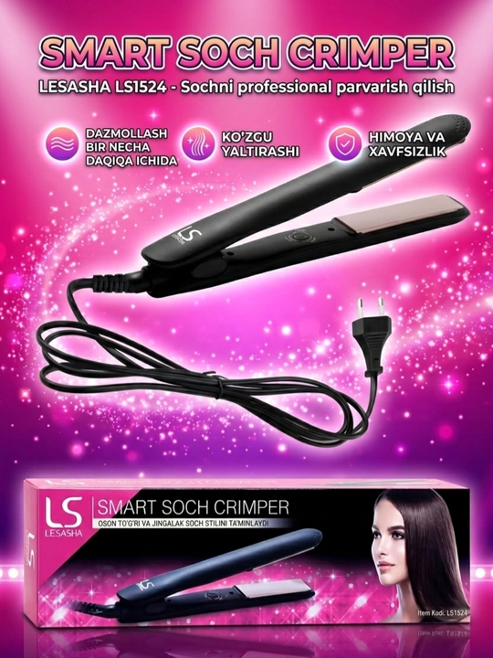 Professional soch to‘g‘rilagich dazmol Lesasha LS1524, Tailand mahsuloti