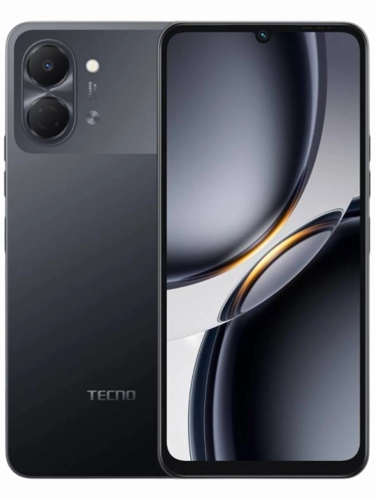 Смартфон Tecno Spark Go 3 4/128GB Ink Black, 120 Гц, 5000 мАч, NFC, Android 15 - 