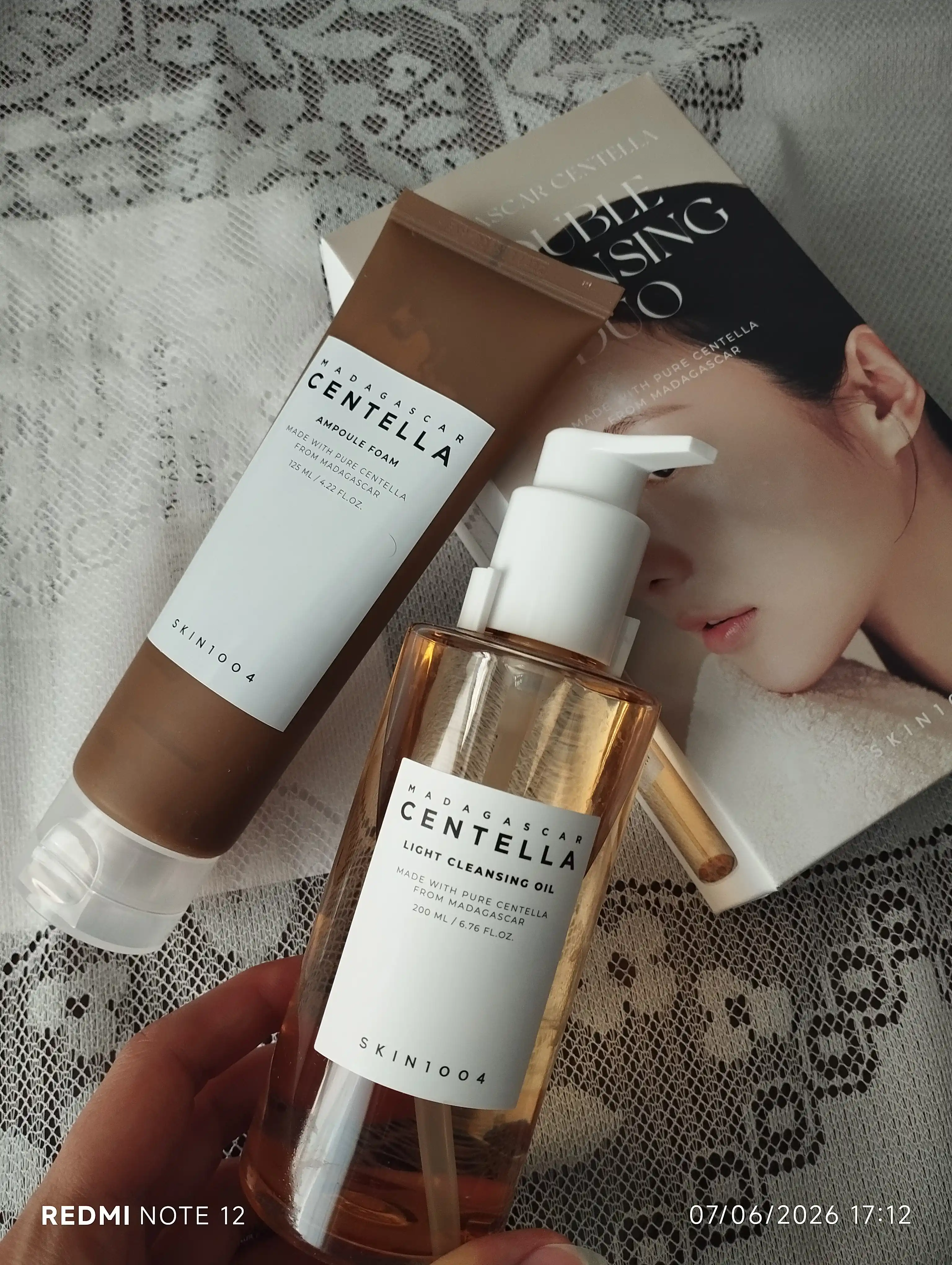 CENTELLA DOUBLE CLEANSING DUO — sentella bilan ikki bosqichli tozalash to‘plami