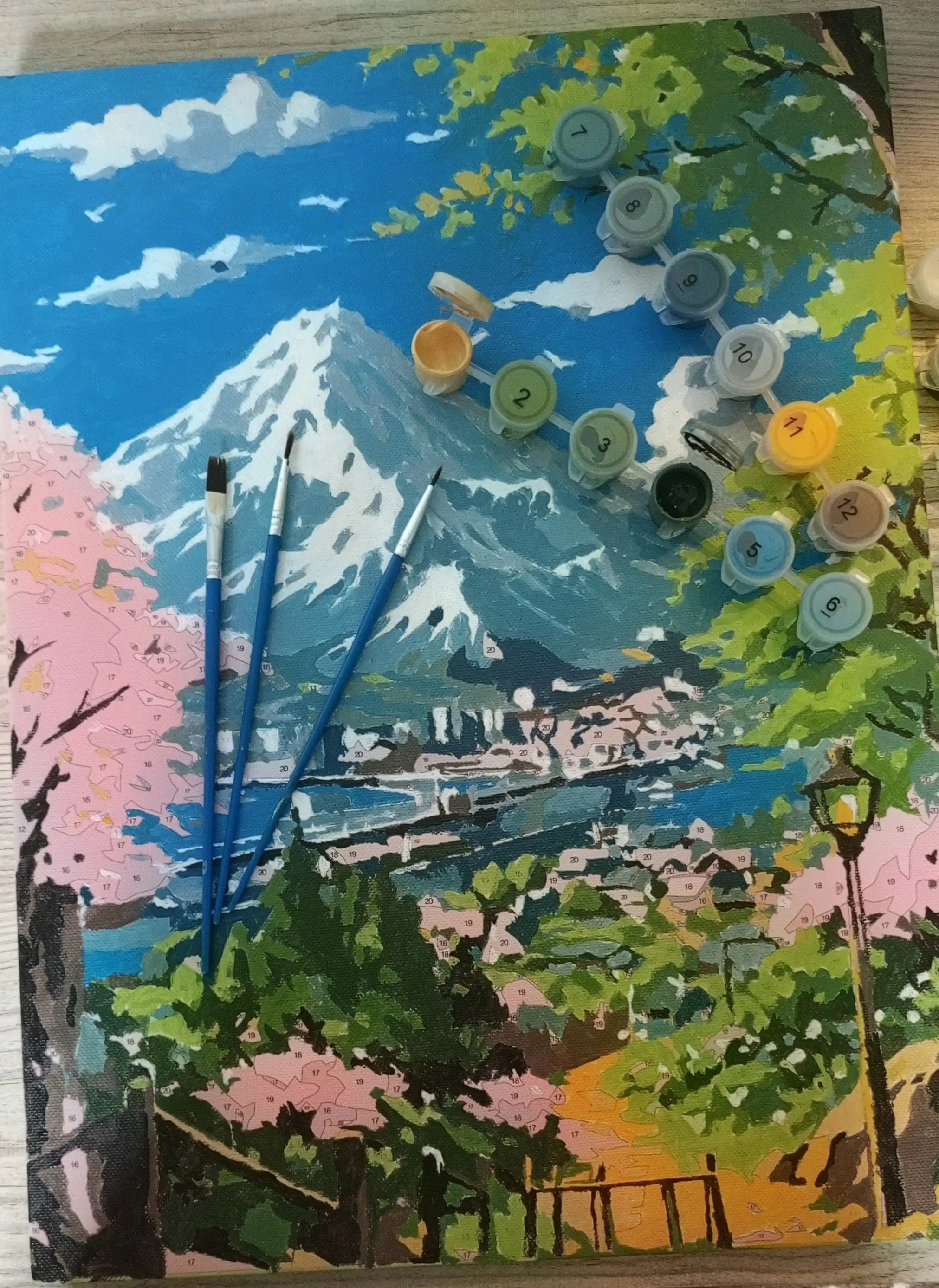 Картина, рисование по номерам "Природа и Цветы", холст на подрамнике, 30 * 40 см
