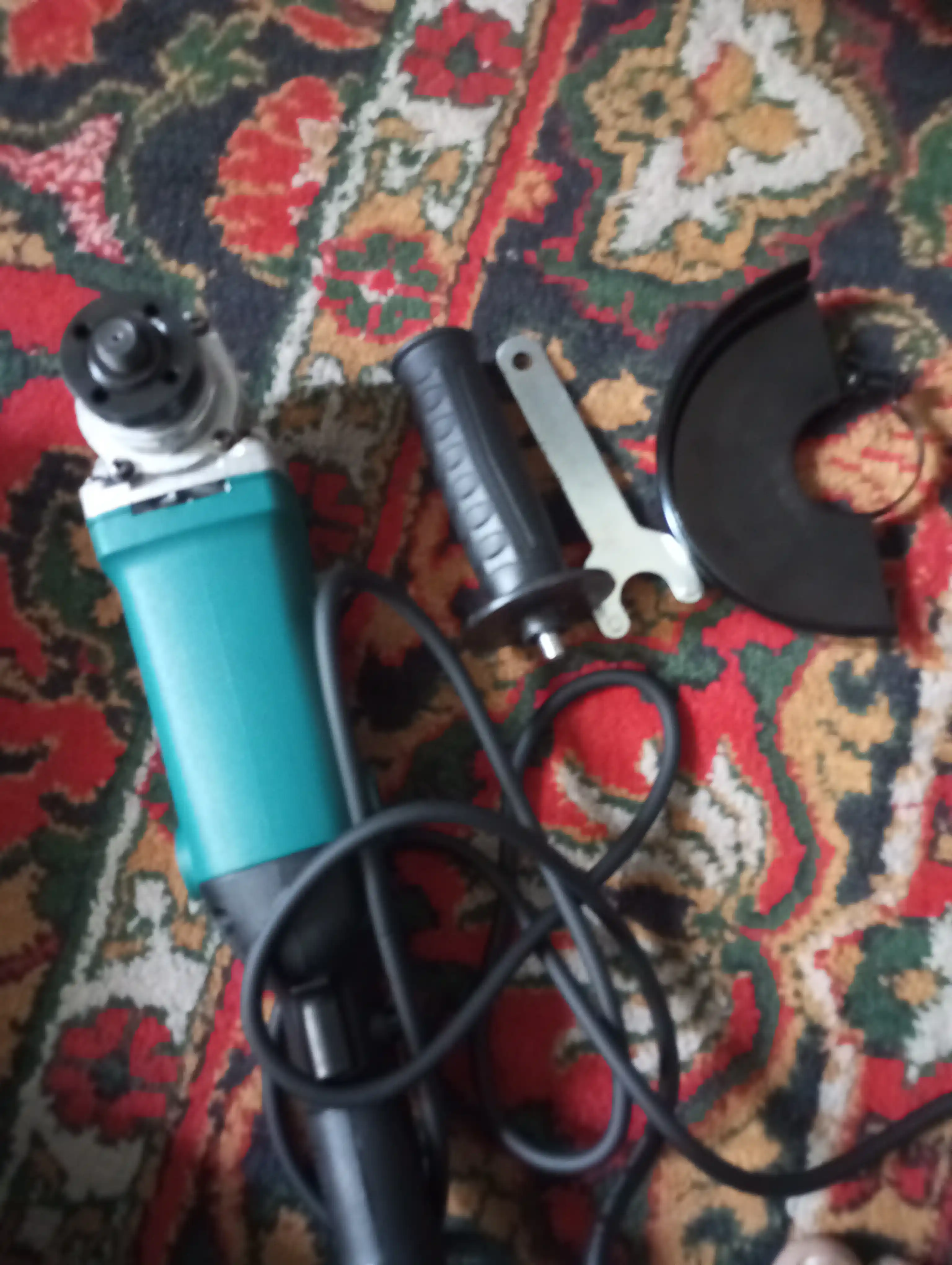 Болгарка с регулировкой, MAKITA 125 мм, 6 х скоростная, профессиональный