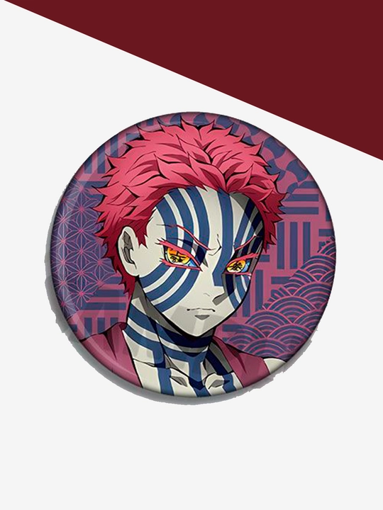 Demon Slayer Douma Akaza Kokushibo Bandai знаки - 