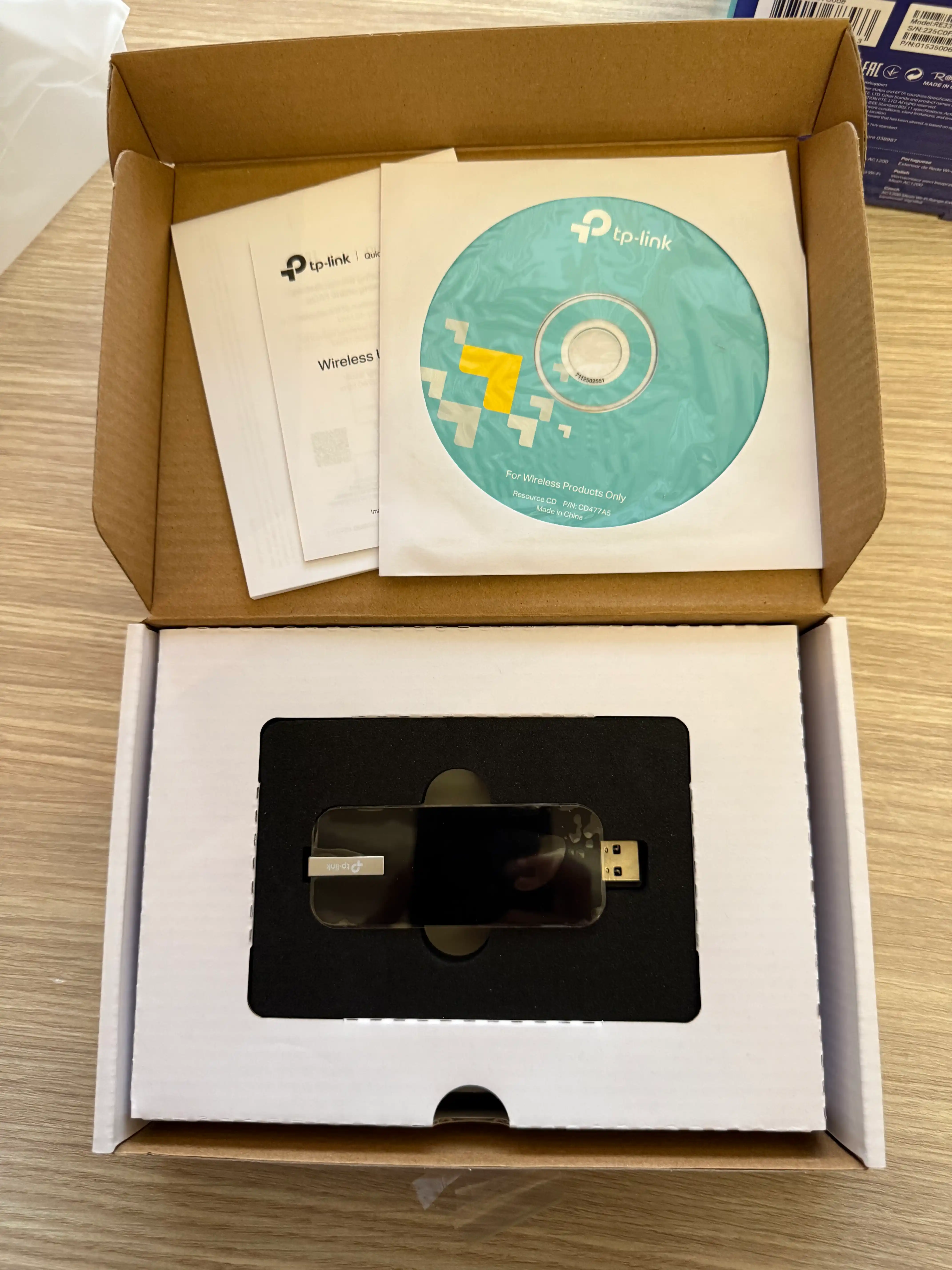 Двух диапазонный USB адаптер с поддержкой WiFi, Archer T4U