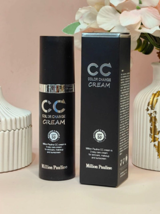 CC крем для лица SPF 50+, тональный крем 3 в 1, адаптируется к тону кожи