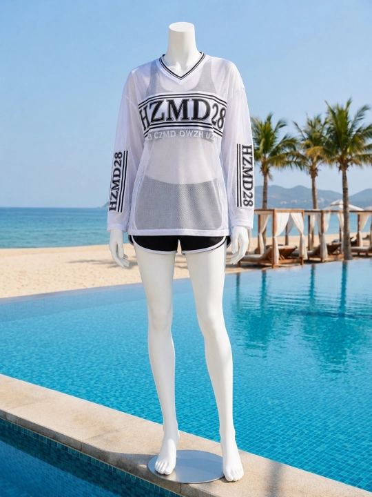 Yopinchiqli ayollar cho‘milish kiyimi standart S,M,L - 