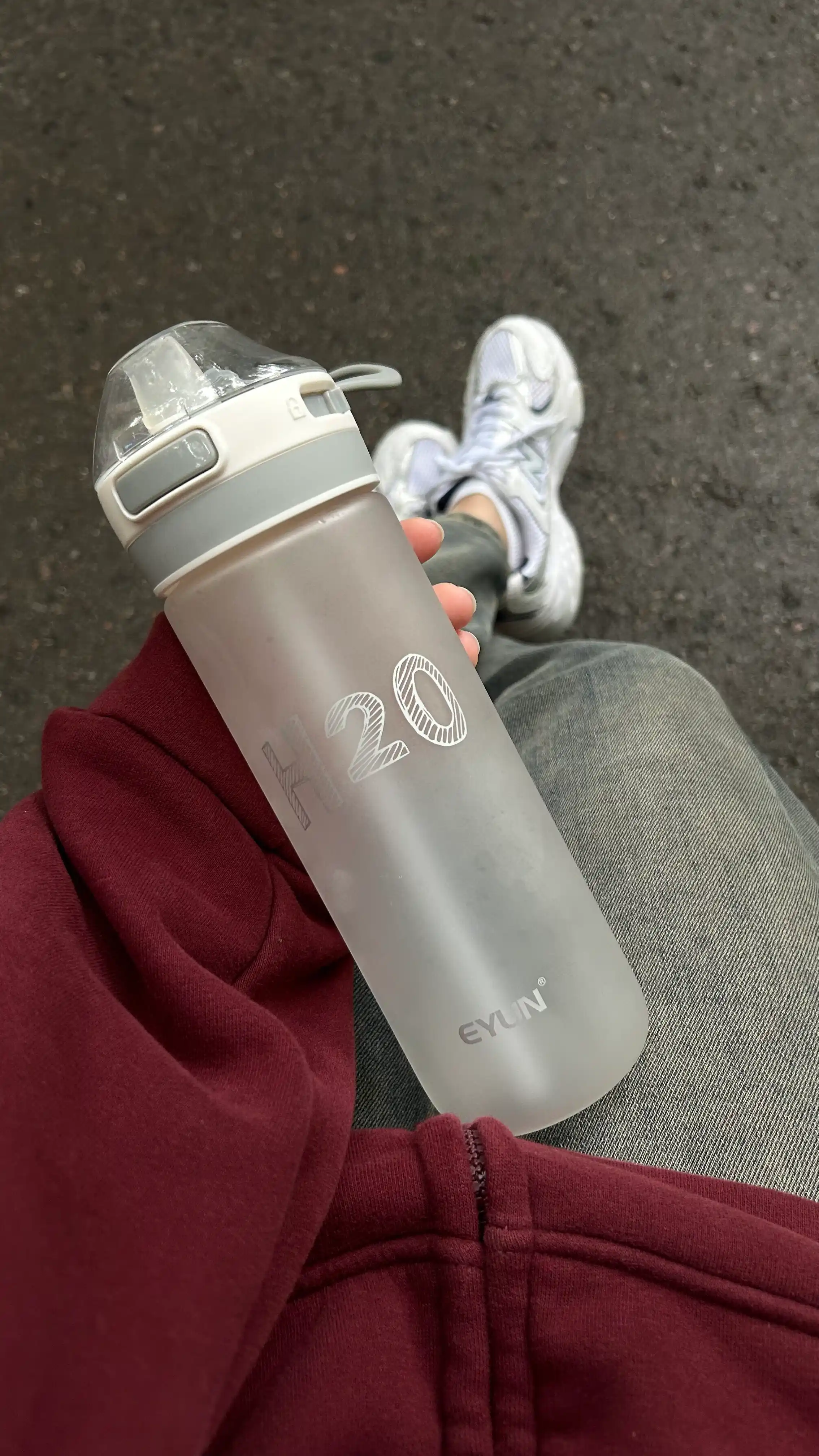Mat sport suv idishi, qulfli, H2O, 680 ml, 1000 ml