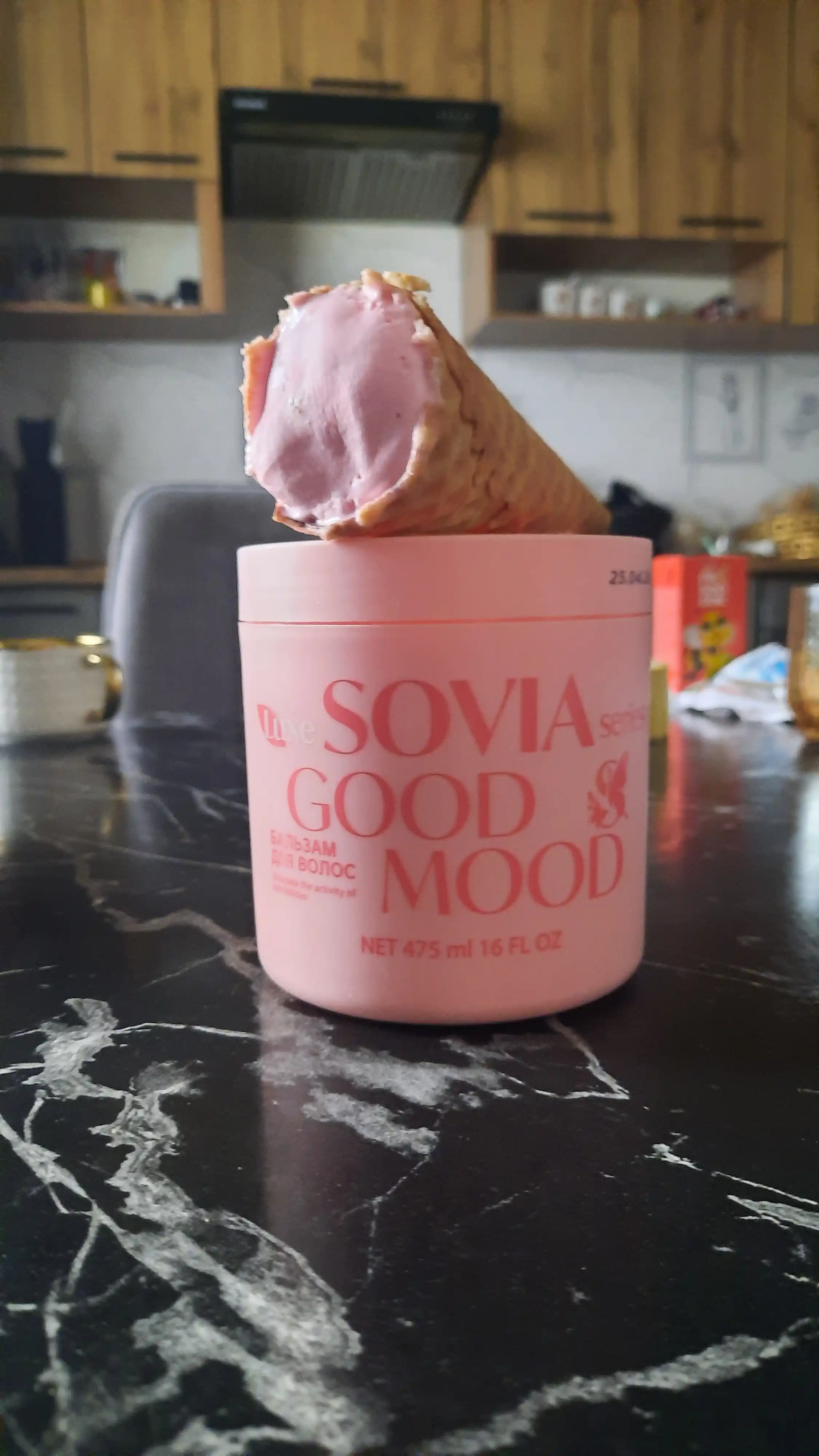 Бальзам для волос GOOD MOOD — с экстрактом женьшеня, укрепляет волосы