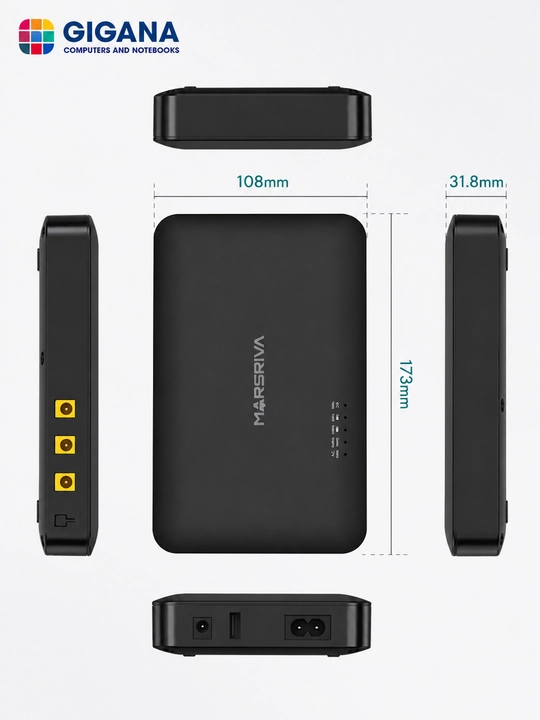 Mini UPS Marsriva KP1 EC —  8000mAh (Router va ONU uchun uzluksiz quvvat manbai)