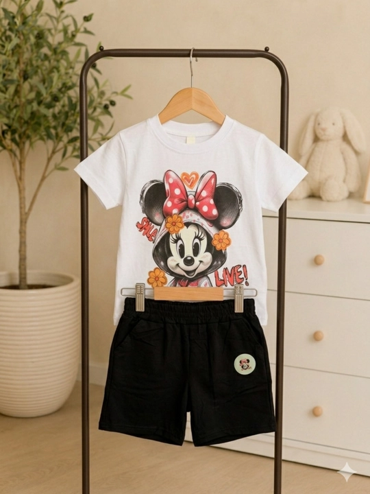 Комплект для девочек Minnie Mouse футболка и шорты