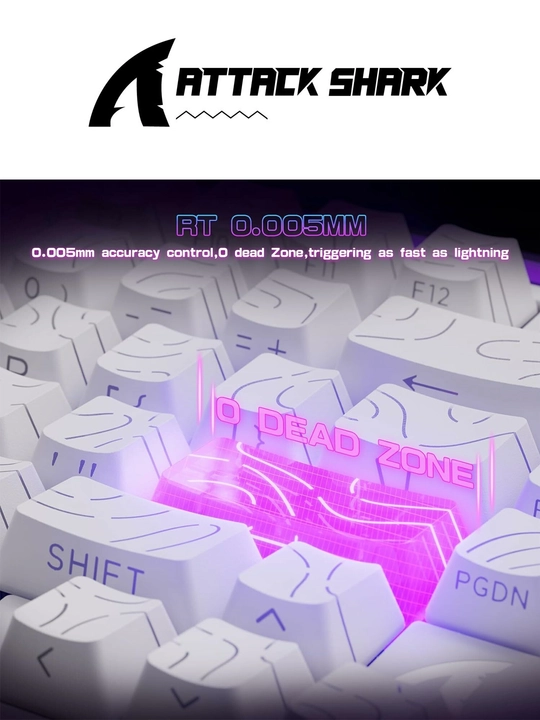 ATTACK SHARK R85 HE Magnetic клавиатура с магнитным переключателем