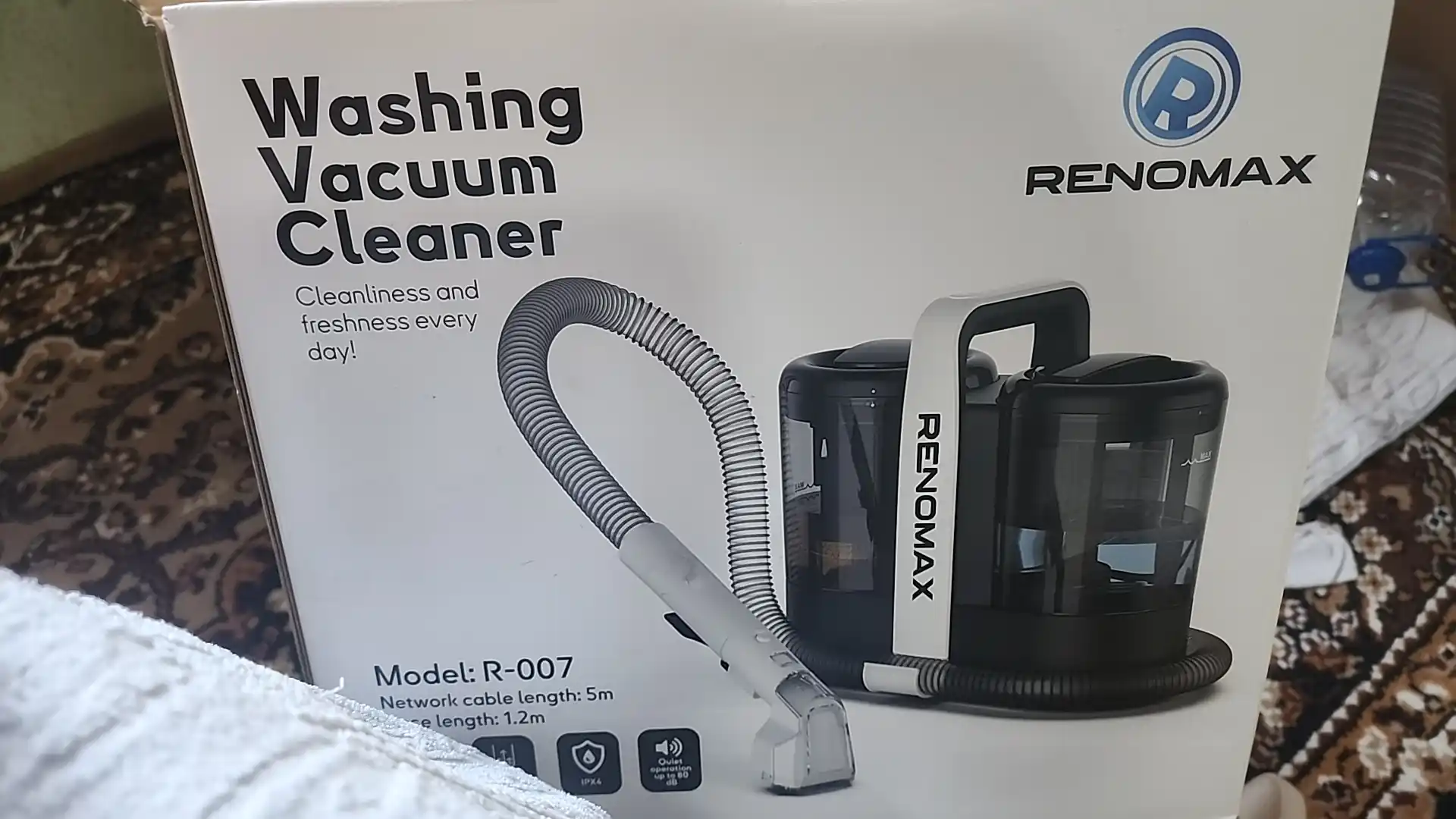 Quruq va nam tozalash uchun Reno Maks ko‘p funksiyali yuvish changyutgichi