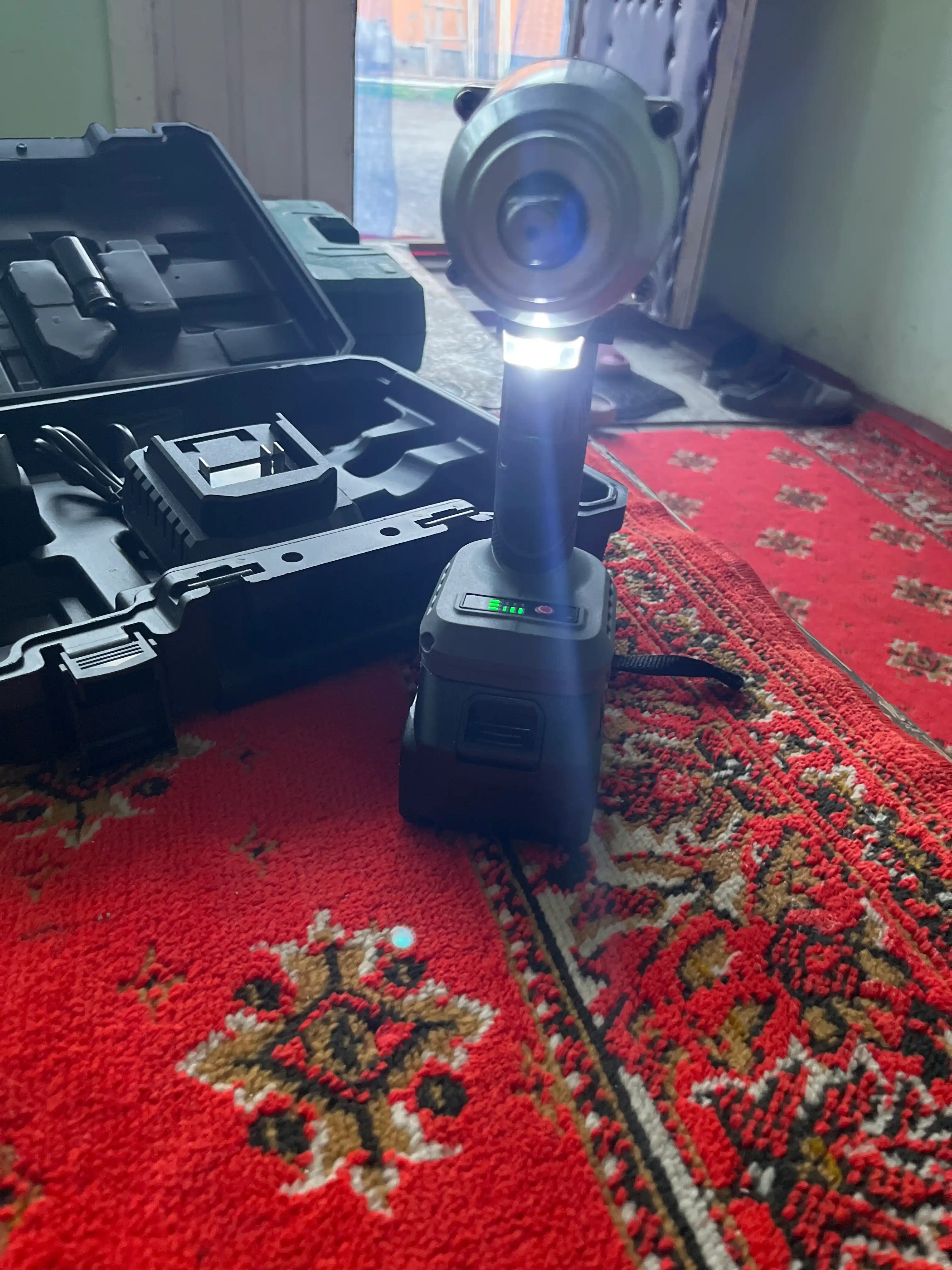 Гайковерт ударный, профессиональный гайковёрт GIDROX GPD-21V-D 600 N.M