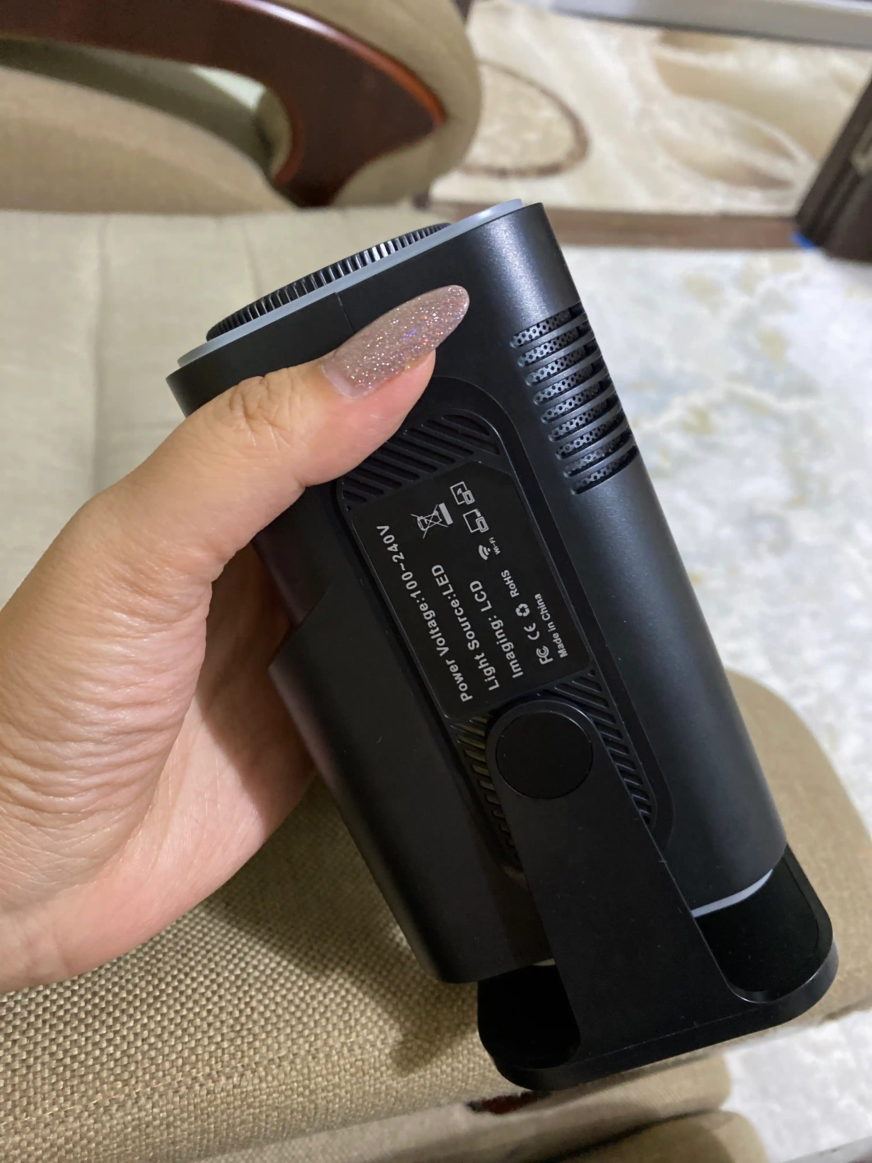Smart proektor HY320 mini ,Uyda kinoteatr uchun,Wi-Fi Android 11