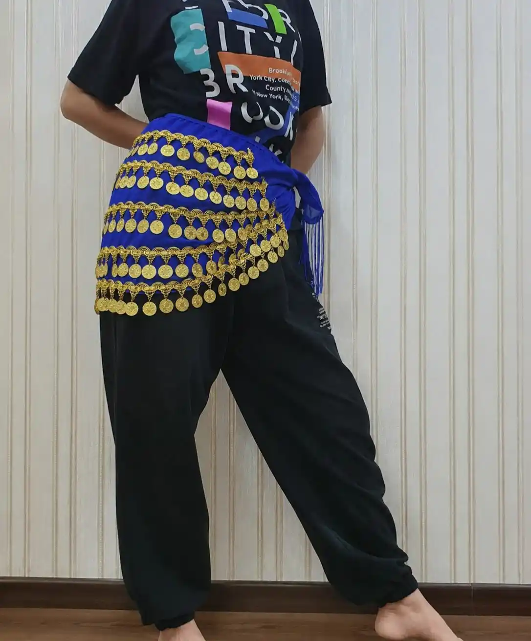 Arabcha raqs belbog‘i, tangali, qorin raqsi, ozish va fitnes uchun, universal o‘lcham