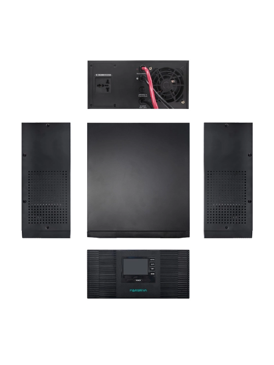 MARSRIVA MR-UT600 600VA 500 Vt 12V tashqi batareya uchun sof sinus to'lqinli inverter UPS