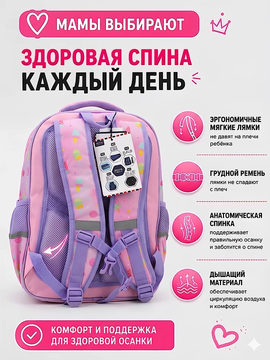 1-4 sinf o'g'il va qiz bolalar uchun ortopedik maktab ryukzagi. maktab uchun sumka rugzak