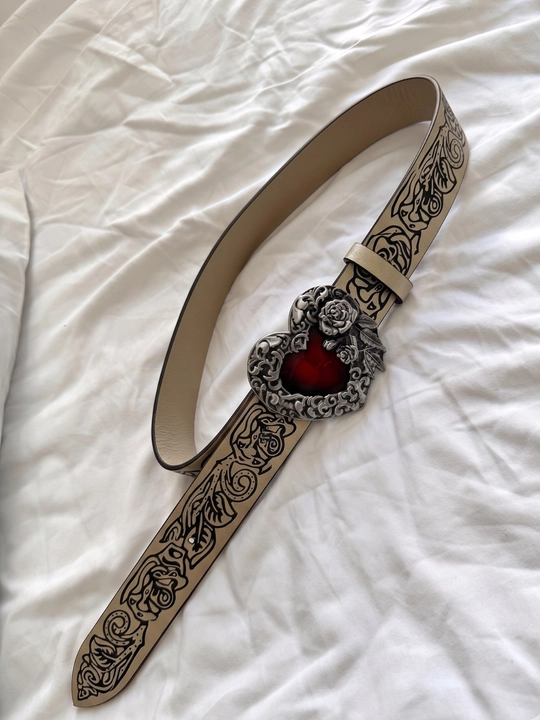 Ремень звезды в стиле chrome hearts Y2k sk8