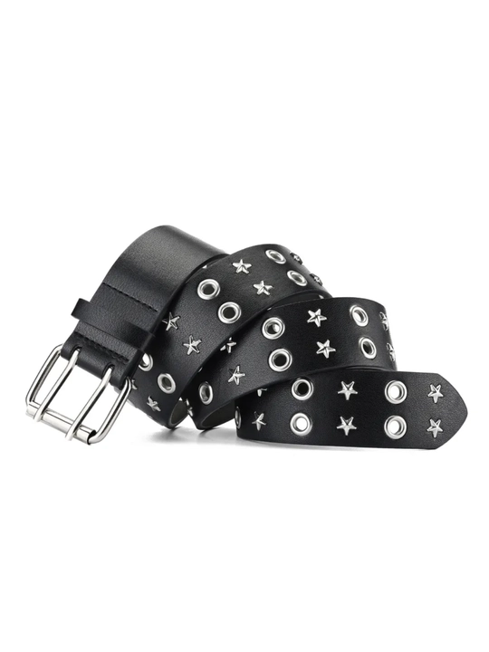 Ремень звезды в стиле chrome hearts Y2k sk8
