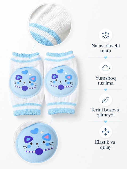 Наколенники для малышей, защита колен при ползании, мягкие knee pads
