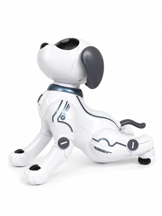 Pultli robot it o‘yinchoq, musiqali va harakatlanuvchi Stunt Dog - 