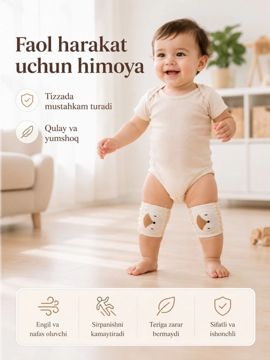 Наколенники для малышей, защита колен при ползании, мягкие knee pads