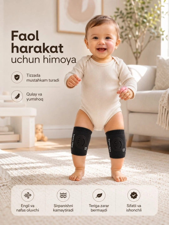 Наколенники для малышей, защита колен при ползании, мягкие knee pads