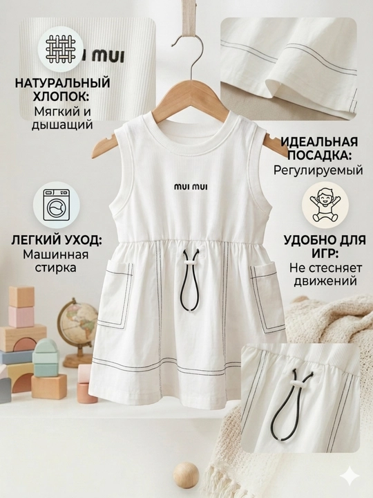 Лёгкое платье для девочек