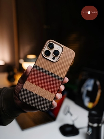 Karbon chexol iPhone 13, 14, 15, 16, 17 Pro Max, Magsafe bilan — ayfon chehol 16 Pro Max - 