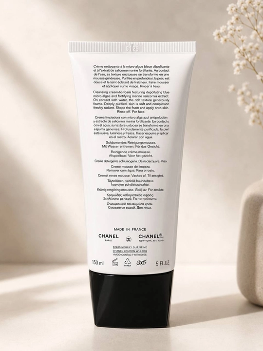 CHANEL LA MOUSSE очищающий крем-пенка для умывания лица 150 мл для всех типов кожи
