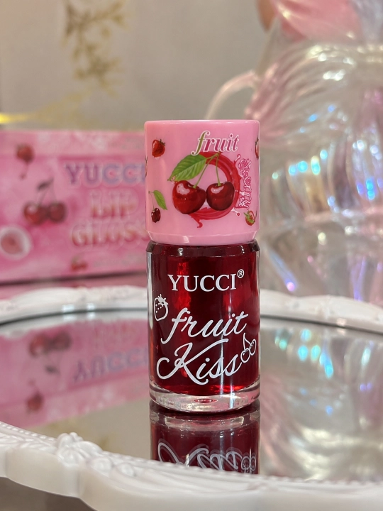 Оттеночный гель тинт для губ Yucci Fruit Kiss Lip Gloss