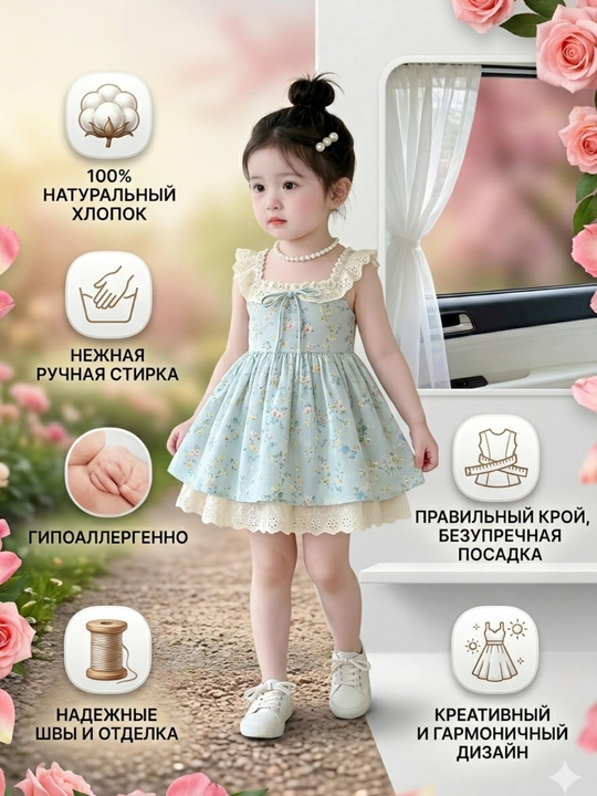 Нежное платье для девочек — стиль и комфорт каждый день - 