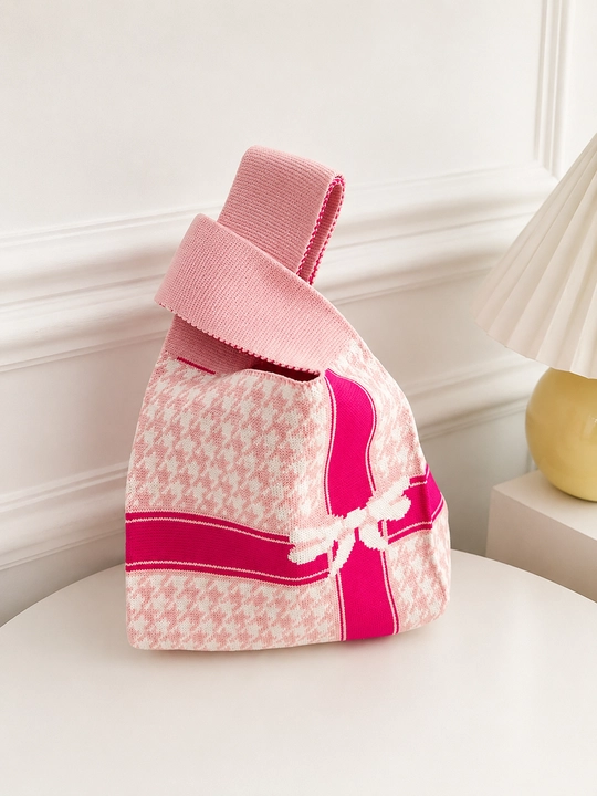 Shopper, sumka, koreys uslubida shopper, kundalik va sovg'abop 35*20 cm - 