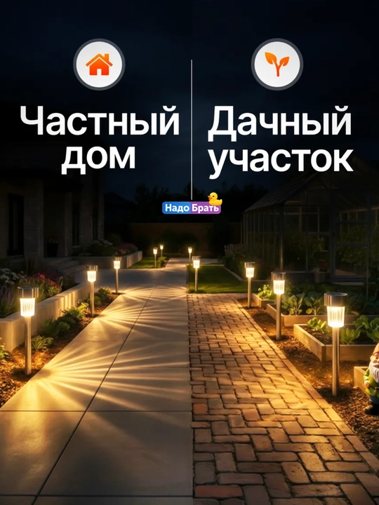Quyosh batareyali bog‘ chiroqlari 10 dona, hovli va bog‘ uchun LED yoritgichlar