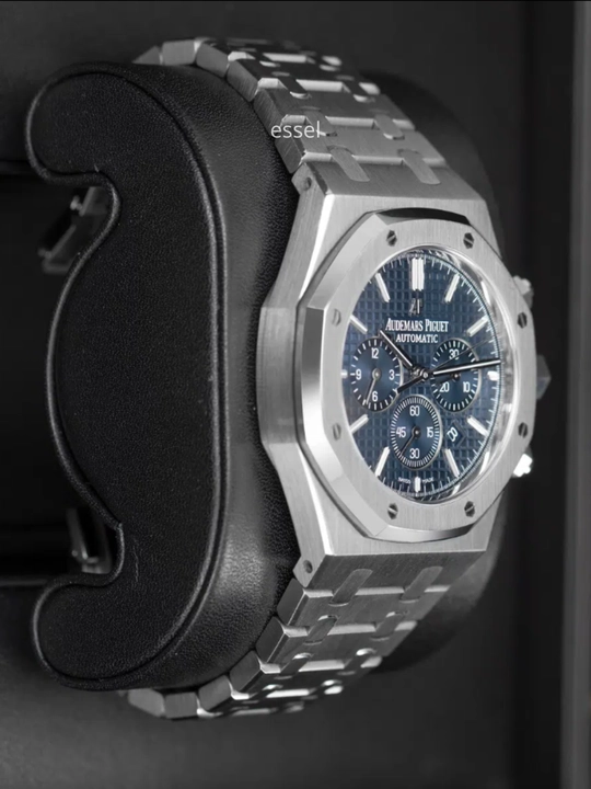 Audemars Piguet Royal Oak erkaklar qo‘l soati, ko‘k yuzli, sapfir shishali